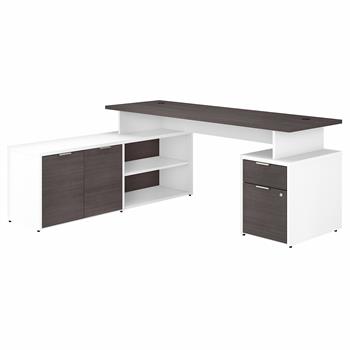Bush Business Furniture Jamestown 72&quot;W L-Shaped Desk With Drawers