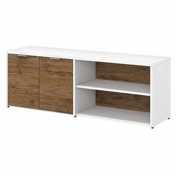 Bush Business Furniture Jamestown Low Storage Cabinet With Doors And Shelves