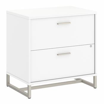 Office By Kathy Ireland Method 2 Drawer Lateral File Cabinet, 29.76 in L x 19.76 in W x 29.87 in H, White