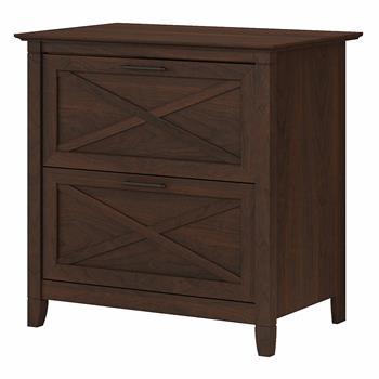Bush Business Furniture Key West 2-Drawer Lateral File Cabinet, Bing Cherry