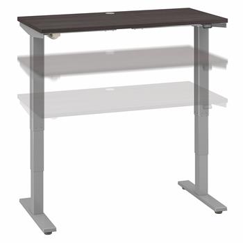 Bush Business Furniture Move 40 Series 48&quot;W x 24&quot;D Electric Height Adjustable Standing Desk, Storm Gray