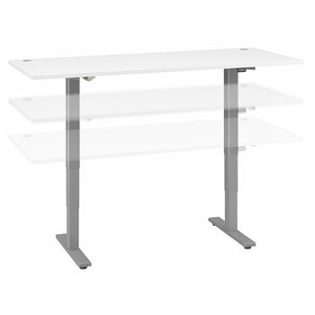 Bush Business Furniture Move 40 Series 72&quot;W x 30&quot;D Electric Height Adjustable Standing Desk