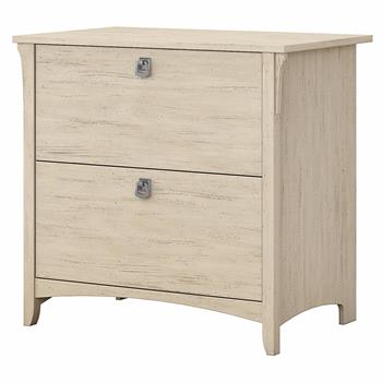 Bush Business Furniture Salinas 2-Drawer Lateral File Cabinet, Antique White