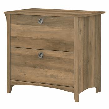 Bush Business Furniture Salinas 2 Drawer Lateral File Cabinet, 31.73 in L x 20 in W x 29.96 in H, Reclaimed Pine