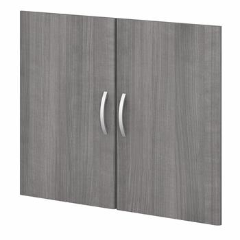 Bush Business Furniture Studio C Bookcase Door Kit, Platinum Gray