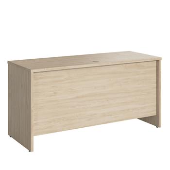 Bush Business Furniture Studio C 60&quot;W x 24&quot;D Credenza Desk, Natural Natural Elm