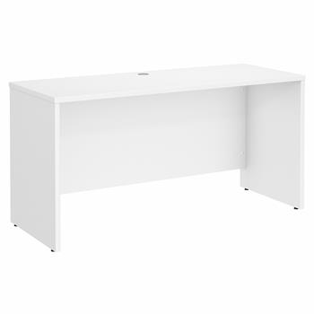 Bush Business Furniture Studio C 60&quot;W x 24&quot;D Credenza Desk, White
