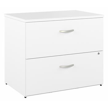 Bush Business Furniture Studio A 36&quot;W 2 Drawer Lateral File Cabinet, White