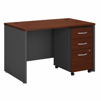 Bush Business Furniture Series C 48&quot;W x 30&quot;D Office Desk With Mobile File Cabinet