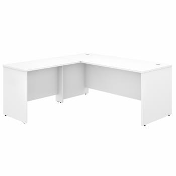Bush Business Furniture Studio C 72&quot;W x 30&quot;D L-Shaped Desk with 42&quot;W Return, White