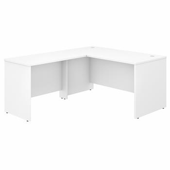 Bush Business Furniture Studio C 60&quot;W x 30&quot;D L-Shaped Desk With 42&quot;W Return, White