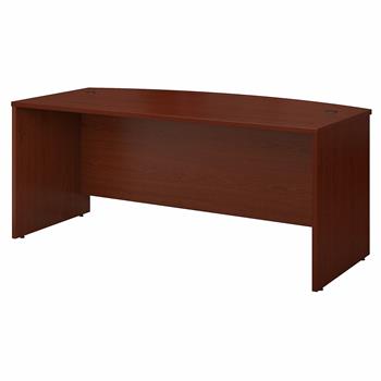 Bush Business Furniture Series C 72&quot;W x 36&quot;D Bow Front Desk