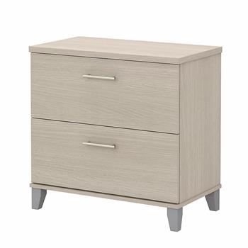 Bush Business Furniture Somerset 2-Drawer Lateral File Cabinet, Sand Oak