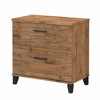 Bush Business Furniture Somerset 2-Drawer Lateral File Cabinet, Fresh Walnut
