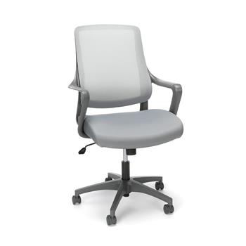 HON Basyx Helium Light Task Chair, Platinum Grey