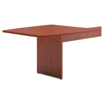 HON BL Laminate Series Boat-Shaped Modular Conference Table End, Boat, Medium Cherry