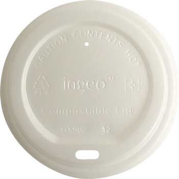 Better Earth Compostable Hot Cup Lid, 10-24 oz. Cups, 1000/CT