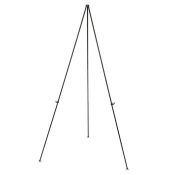 MasterVision Instant Easel, 61 1/2&quot;, Black, Steel, Lightweight