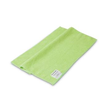 Boardwalk Microfiber Cleaning Cloths, 16 x 16, Green, 24/Pack
