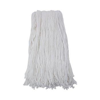 Boardwalk Cut-End Wet Mop Head, Rayon, No. 32, White, 12/Carton