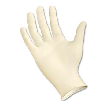 Boardwalk Powder-Free Synthetic Examination Vinyl Gloves, Large, Cream, 5 mil, 100/Box