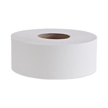 Boardwalk Jumbo Roll Toilet Paper, Septic Safe, 2-Ply, White, 3.4&quot; x 1000 ft, 12 Rolls/Carton