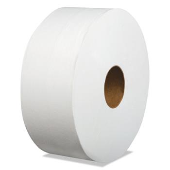 Boardwalk Laminated Jumbo Roll Toilet Paper, Septic Safe, 2-Ply, White, 3.2&quot; x 700 ft, 12/Carton