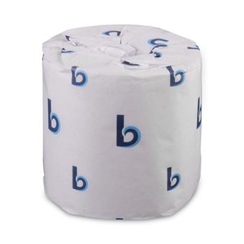 Boardwalk Toilet Paper, Septic Safe, 2-Ply, White, 4 x 3, 500 Sheets/Roll, 96/Carton