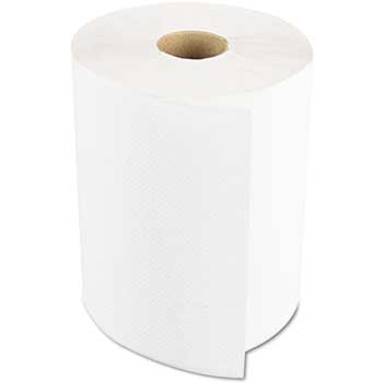 Alliance Paper Hard Wound Roll Towel, 1-Ply, White, 8.00&quot; x 800&#39;, 6 RL/CS