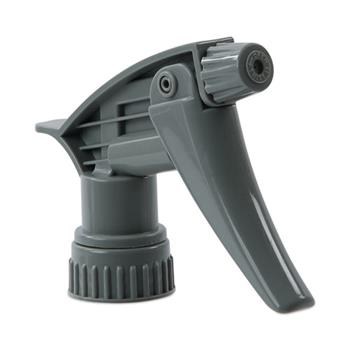 Boardwalk Chemical-Resistant Trigger Sprayer 320CR, 7.25&quot; Tube, Fits16 oz Bottles, Gray, 24/Carton