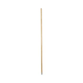 Boardwalk Lie-Flat Screw-In Mop Handle, Lacquered Wood, 1.13&quot; dia x 60&quot;, Natural