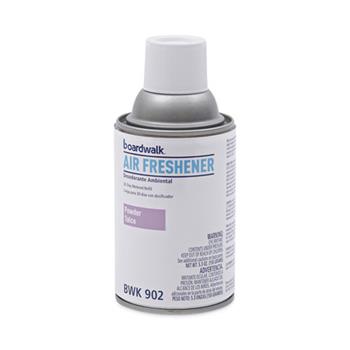 Boardwalk Metered Air Freshener Refill, Powder Mist, 5.3 oz Aerosol Spray, 12/Carton