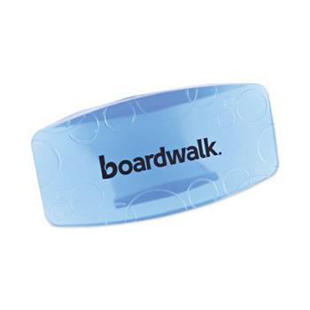 Boardwalk Bowl Clip, Cotton Blossom Scent, Blue, 12/Box, 6 Boxes/Carton