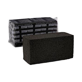 Boardwalk Grill Brick, 8 x 4, Black, 12/Carton