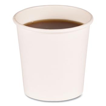 Boardwalk Paper Hot Cups, 4 oz, White, 20 Cups/Sleeve, 50 Sleeves/Carton
