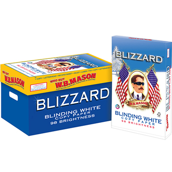 Blizzard™ Blinding White Copy Paper, 98 Bright, 20 lb, 11&quot; x 17&quot;, White, 2500 Sheets/Carton