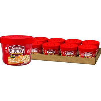 Campbell’s Chunky Soup, Creamy Chicken and Dumplings Soup, 15.25 oz, 8/Case