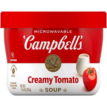 Campbell’s R&amp;W Creamy Tomato Soup, 15.4 oz, 8/Case