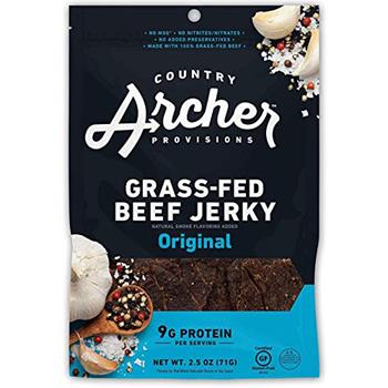 Country Archer Beef Jerky, Original, 2.5 oz, 12 Packs/Case