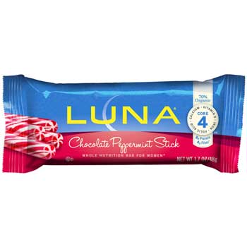 LUNA Bar Chocolate Peppermint Stick, 1.69 oz., 15/BX