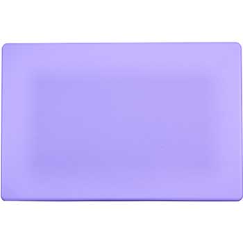 Winco Allergen Free Cutting Board, 12&quot; L x 18&quot; W x 0.5&quot; H, Plastic, Purple