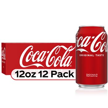Coca-Cola&#174; Classic Coke, 12 oz. Can, 12/PK