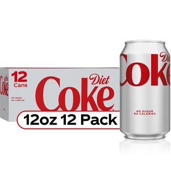 Diet Coke&#174; Diet Soda, 12 oz. Can, 12/PK
