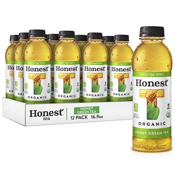 HONEST Tea Honey Green Tea, 16.9 oz., 12/CS