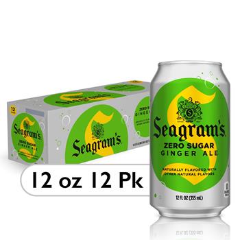 Seagram&#39;s Diet Ginger Ale, 12 oz. Can, 12/PK