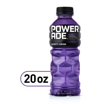 Powerade&#174; Grape sports drink, 20 oz., 24/CS.