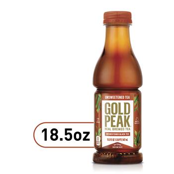 Gold Peak&#174; Iced Tea, Unsweetened, 18.5 oz., 12/PK