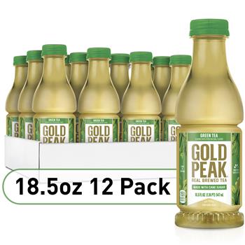 Gold Peak Green Iced Tea, 18.5 oz., 12/PK