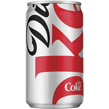Coca-Cola Mini Cans, Diet Soda, 7.5 oz., 24/CT