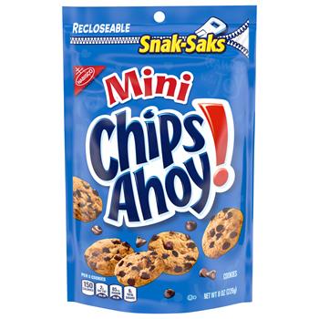 Nabisco Chips Ahoy! Mini Snak-Saks, 8 oz , 12 Packs/Case